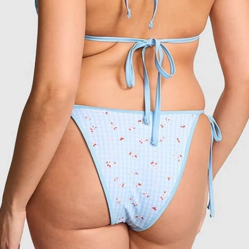 New! Frankie's Bikinis x PINK Monty Cheeky Bikini Bottom M 1528